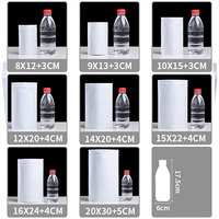 Sacs d'emballage alimentaire blanc mat Ziplock pochette debout en papier d'aluminium pour noix de thé bonbons Snack