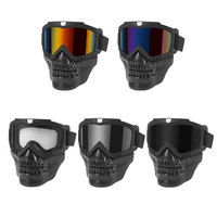 Lunettes de casque intégral Lunettes de soleil Lunettes de sport pour vélo Barrière de sable Déviation du vent Matériel PC pour la sauvegarde