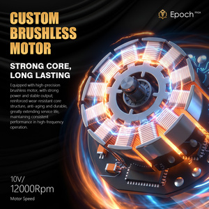 Ambition Epoch Max มอเตอร์ไร้แปรงถ่านระยะชักปรับได้1.0–5.0มม. ขับเคลื่อนตรงเครื่อง<span class=keywords><strong>สัก</strong></span>บลูทูธไร้สายระดับมืออาชีพ - Product Image 2
