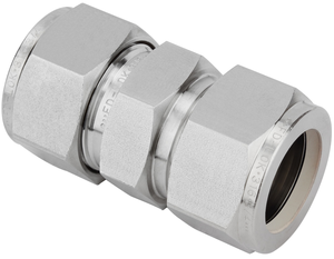 Двойные компрессионные фитинги для трубок с обжимными кольцами, аналог Swagelok, сменные передние и задние обжимные кольца, нержавеющая сталь, 6000 фунтов на кв. дюйм, коррозионностойкие, полированные - Product Image 2