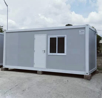 Petit bureau Pod 20 pieds préfabriqué modulaire en acier conteneur maison cabine Portable atelier Mobile pour entrepôt Application