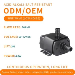 <span class=keywords><strong>Pompe</strong></span> de <span class=keywords><strong>Piscine</strong></span> à Vitesse <span class=keywords><strong>Variable</strong></span> avec Flotteur Micro, Distributeur Automatique pour Poissons, Moteur DC12V, Caractéristiques pour Bassin à Koi, Fontaine Mini, Huile - Product Image 2