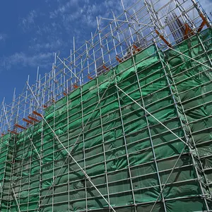 Jaring keselamatan 100% jaring perancah HDPE pagar konstruksi jaring tahan api jaring keselamatan untuk balkon tangga