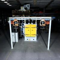 Machine de débavurage par projection de billes pour crochets simples/doubles avec contrôle PLC, équipement de nettoyage haute productivité