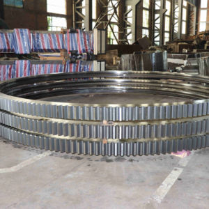 Anneau d'éperon lourd de grande taille en <span class=keywords><strong>acier</strong></span> coulé à engrenages sur mesure <span class=keywords><strong>pour</strong></span> four rotatif à ciment et à chaux - Product Image 1