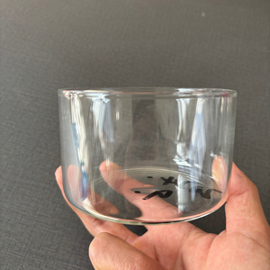 Personalizzato stile giapponese multifunzionale cilindro salsa piatto contenitore di <span class=keywords><strong>vetro</strong></span> vasetto insalatiera per gelato torta candela - Product Image 5