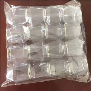 Lot de 32 verres à vin sans pied en <span class=keywords><strong>plastique</strong></span> en forme de diamant avec bord doré, jetables, pour champagne et whisky, incassables et recyclables - Product Image 4