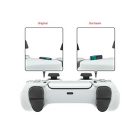Boutons d'options Chameleon Painting pour manette PS5, boutons Start et Retour surélevés, finition Soft Touch, pièces de remplacement pour jeux