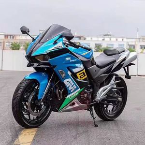 Moto sportive de style Kawasaki H2, 200-400 cm³, bicylindre, refroidissement par eau, vitesse de 80 km/h, conduite confortable - Product Image 5