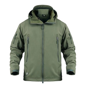 Chaqueta Táctica con Capucha para <span class=keywords><strong>Hombre</strong></span> para Exteriores, Uniforme <span class=keywords><strong>Impermeable</strong></span> Softshell para Caza, Pesca y Montañismo, <span class=keywords><strong>Abrigo</strong></span> Táctico - Product Image 3