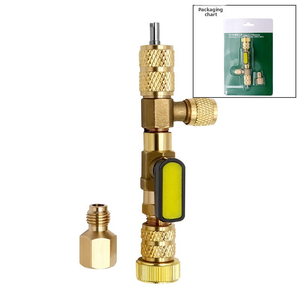 10 cái thực tế havc Kích thước kép 5/16 & 1/4 cổng tay công cụ <span class=keywords><strong>AC</strong></span> chất làm lạnh phanh dòng van Remover extractor công cụ cài đặt - Product Image 1