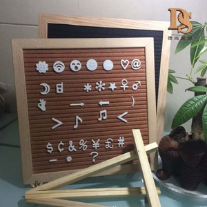 Tableau en feutre gris chêne <span class=keywords><strong>10x10</strong></span> pouces avec support peint et 360 lettres blanches à suspendre au mur – Vente chaude - Product Image 5