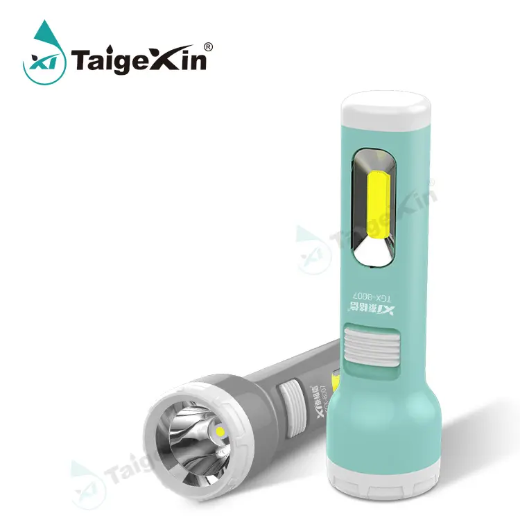 Super Bright Rechargeable LED Flashlight Pocket-Sized Torch with 1200mAh 18650 Battery