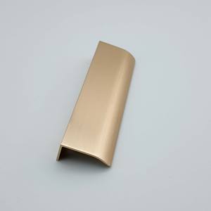 Puxadores Ocultos de Alumínio Dourado para Gavetas de Armário, Hardware de Perfil de Alumínio para Armário de Cozinha - Product Image 4