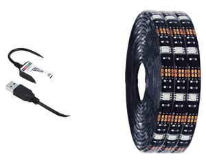 Bande LED à prix d'usine, Bluetooth, USB, intelligente, pour TV, éclairage d'ambiance, extérieure, étanche - Product Image 1