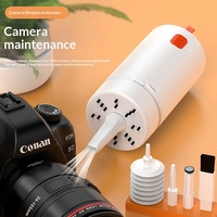Q21 21-in-1 Kit Pembersih Vakum Multifungsi Bahan ABS Elektrik untuk Komputer, Kamera, Headphone, Keyboard