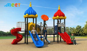 Ensemble de toboggans d'extérieur pour enfants MT-ZMF008, série <span class=keywords><strong>Château</strong></span>, équipement de terrain de jeux pour écoles et parcs - Product Image 3