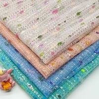 Tissu brodé de haute qualité en polyester avec paillettes, design le plus récent, pour robe
