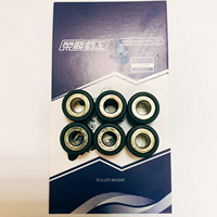 Disesuaikan 15x12 JOG-50cc besi 8g Roller Drive Variator Pulley Set untuk motor skuter kondisi baru eksklusif jenis sabuk