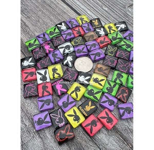 Juego de cabujones con imagen de conejo del suroeste con piedras preciosas sueltas dobles ideales para la fabricación de joyas personalizadas y artísticas - Product Image 2