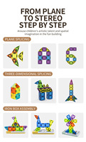 Juego de 26 Piezas de Baldosas Magnéticas de Plástico de 3.5cm con Diseño de Diamantes, Mini Baldosas de Colores para Ventanas, Juguetes Educativos para Niños de 4 a 6 Años