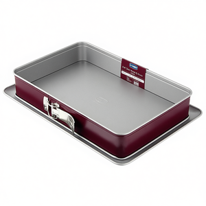 Dr. Oetker Rectangular Springform Pan 38 x 25 Cm Bicolor <b>Bakeware</b> For Cake Baking - Product Image 2