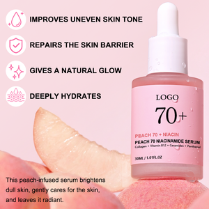 グオクイバイオテック ナイアシンアミド ナチュラルブライトニング ライトニング ファーミング ブースト グロー ビタミンB3 ピーチ 70+ フェイシャルセラム（くすんだ肌用） - Product Image 2