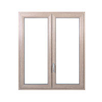Design de luxe Upvc Pvc Vinyle Double triple vitrage Fenêtres en verre à faible émissivité