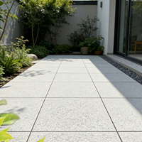 Carreaux de sol en porcelaine durables pour extérieur, 12 mm, antidérapants, isolants thermiquement, résistants aux intempéries, pour jardin et patio
