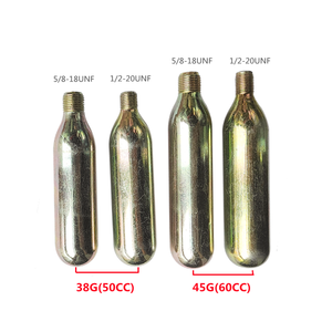 Cartucho de CO2 de Alta Presión de 45g 60cc para Airbag de Equitación, Rosca 1/2 UNF, Marca ARR - Product Image 4