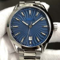 Montre automatique avec logo personnalisé, vente en gros, marque haut de gamme, design original, acier inoxydable, mouvement automatique japonais, montre automatique pour homme