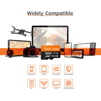 Carte mémoire Mini SD TF en gros d'usine, Classe 10 U3, 64 Go 128 Go, OEM pour Caméra de Surveillance, Caméra de Tableau de Bord, Drone