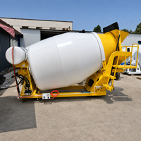 Bétonnière mobile, réservoir de transport de ciment multicolores pour travaux de construction
