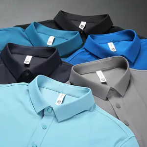नई थोक बारी-डाउन कॉलर गर्मियों टी पुरुषों की कॉलर शर्ट पोलो शर्ट गोल्फ पोलो शर्ट पुरुषों की व्यापार आकस्मिक लघु आस्तीन