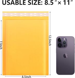 ซองกระดาษคราฟท์สีน้ำตาลขนาดใหญ่ A4 รุ่นใหม่ สำหรับจัดส่งเอกสารสำนักงาน - Product Image 3