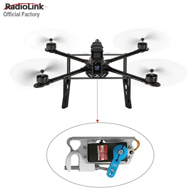 RadioLink M435 RTF Kit Version(without FPV) Heavy Lift Drone 120km/h Flight 4 Axis Drone 3KG Payload Delivery Drone Agriculture