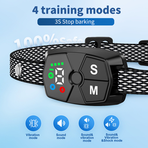 TIZE, nuevo lanzamiento, productos para mascotas, cachorro, perro, pantalla a Color recargable, dispositivo de Control para perros, Collar para ladridos - Product Image 4