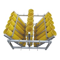 2 pouces 15 16 18 20 21 24 25 31 32 coups de feu d'artifice en aluminium Supports de mortier pour exposition pyrotechnique