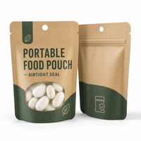 Mini Doypack OEM anti-humidité avec fermeture éclair refermable pour les bonbons à la menthe et les bonbons contre la toux