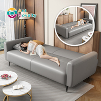 Antnovelty Sofás Modernos para Bebés, Muebles de Sala de Cine en Casa, Sofá Modular de Espuma Azul con Diseño de Dibujos Animados, Cama Nido Plegable para Dormitorio