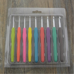 <span class=keywords><strong>2</strong></span>-10mmソフトシリコンハンドルクロシェットフック金属ミシンアクセサリー手編みセーター針編み - Product Image 6