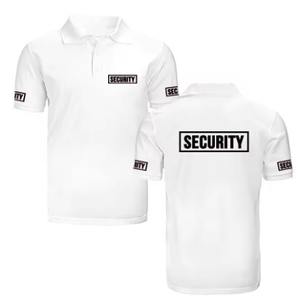 Polos clásicos de seguridad al por mayor, uniformes de <span class=keywords><strong>guardaespaldas</strong></span> de guardia de seguridad, ropa de trabajo, polos de golf para hombres al aire libre - Product Image 6