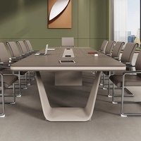 Boîte de câblage de table de conférence en forme de barre, style panneau, design moderne et minimaliste pour réunions de bureau, mobilier de bureau