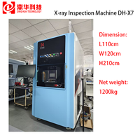 Système d'équipement d'inspection industrielle à rayons X Dinghua DH-X7, micro-focal, haute résolution, pour test de PCB et BGA, garantie 1 an