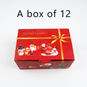 Coffrets de bougies en cire de soja naturelle parfumées en boîte, parfum bonbon pour la maison, cadeaux de Noël - Product Image 2