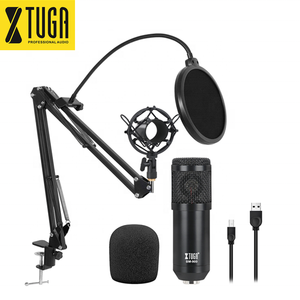 Profesional Venta caliente cable brazo soporte de escritorio usb computadora de escritorio de streaming micrófono conjunto - Product Image 1