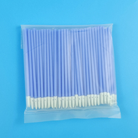 100 pièces 750 bâtons de nettoyage de tête de pointe en mousse à cellules ouvertes pour lentille optique d'appareil photo et tampons éponge électroniques