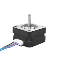 Moteur pas à pas hybride Nema17 42mm 42BYGH24VDC DC 24V 2 phases, arbre de 8,0 mm, couple de 1,0 Nm, courant de 1,2 A pour contrôle de machine CNC
