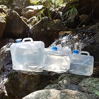 Bouteille d'eau pliable 5l 10l 15l 20l, conteneur d'eau pliable, sac d'eau pour la survie en plein air, le camping