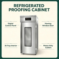 Armoire de fermentation professionnelle pour pâte à pain, 18-40 plateaux, en acier inoxydable, pour boulangerie